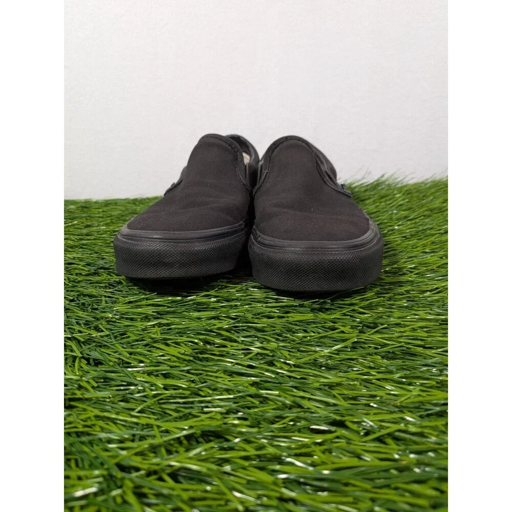Vans Off The Wall  508731 Black Unisex Slip on Sneakers Shoes Mens 6 Women's 7.5